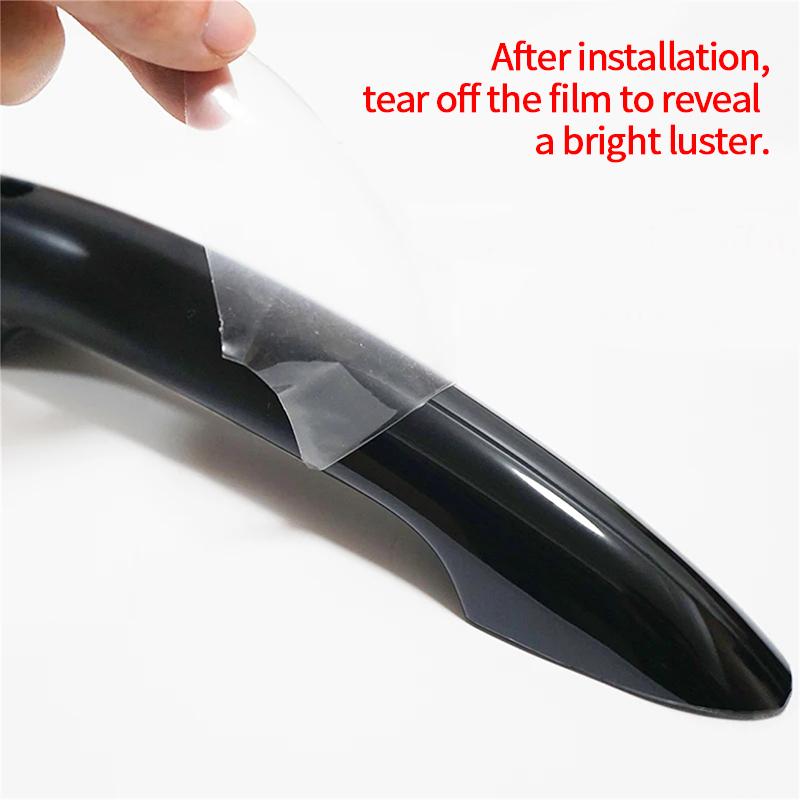 2PCS/Set Car Rear Trunk Door Handle Covers Decoration Stickers For MINI Cooper F54 Rear Handle Protection Shell Car Accessories