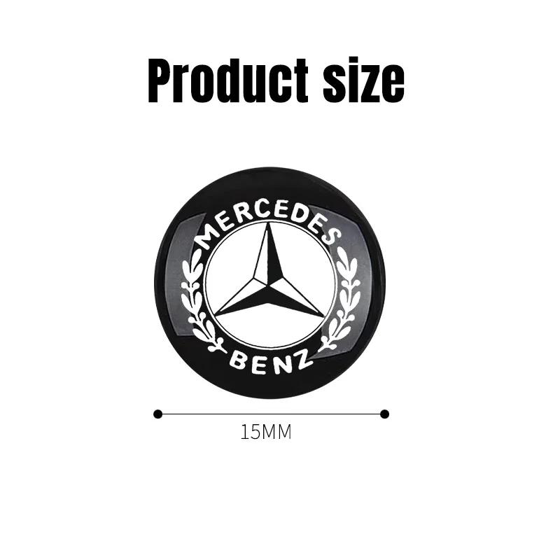 VCJ1 4Pcs Car styling Lock Keyhole Stickers Decoration Protection For Mercedes Benz C180 C200 C260 C300 W108 W124 W126 W140 W168 W169