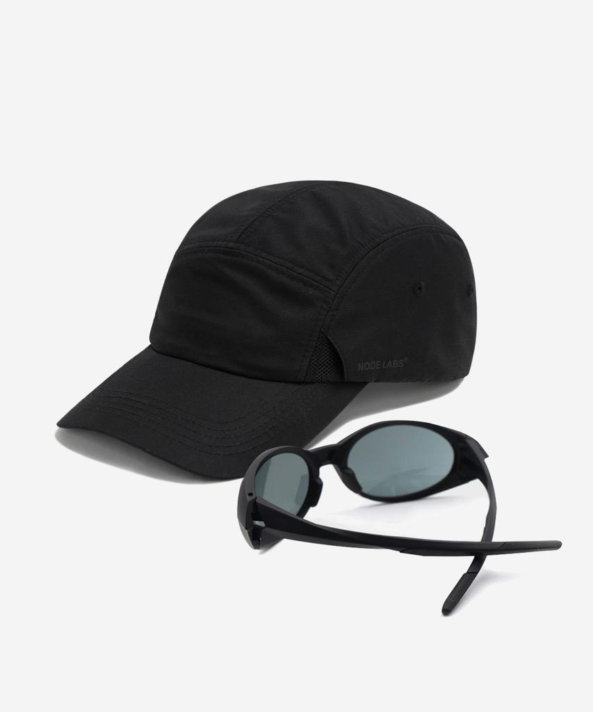 NODE LABS Dev:5 Sunglasses Cut Ball Cap_Black