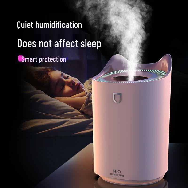 2L Silent Night Light Aromatherapy Humidifier for Home & Office