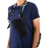 Outdoor Sports Water Bottle 1L Thermal Holder Case Cover with Strap (Black)