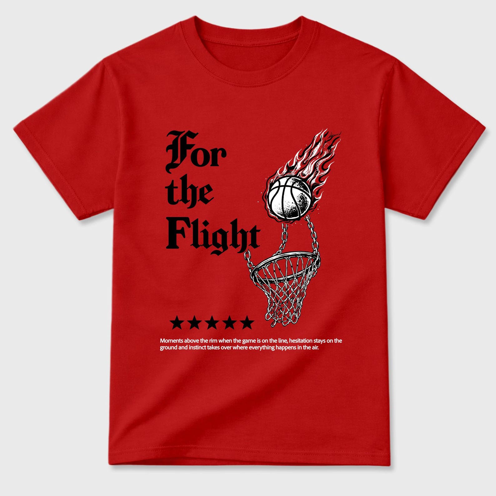 For The Flight graphic tee. Streetwear Brand Graphic T-Shirt. AJ1 Low OG Banned S