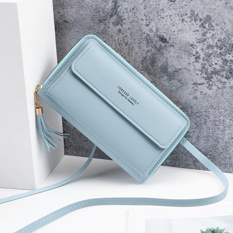 Soft Leather Women Crossbody Bags Big Capacity Shoulder Bag Fashion Phone Pouch Mini Messenger Bag Clutch Wallet for Girl Bolsas