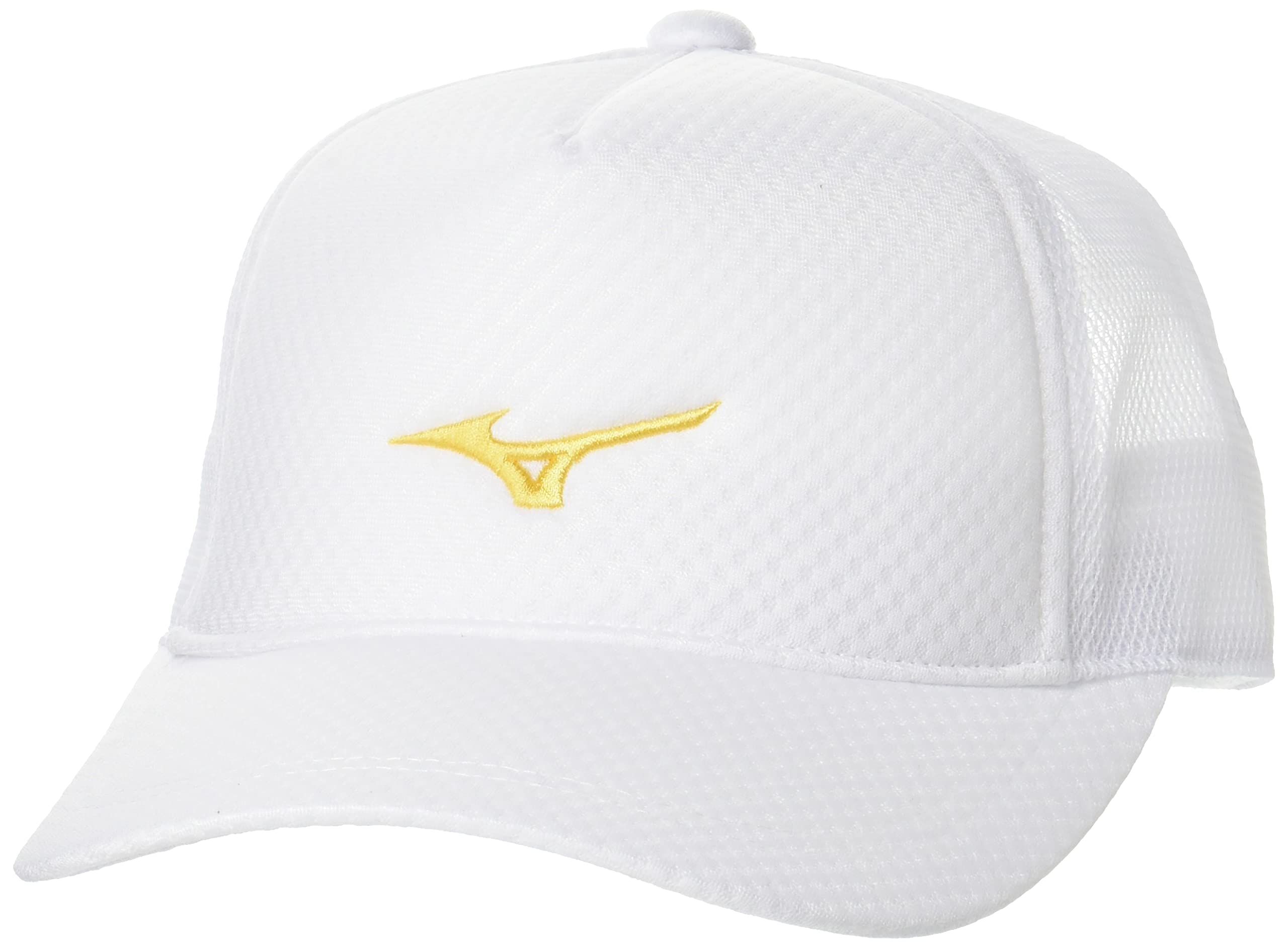 

Клубная одежда для тенниса 62JW8002 Один размер [Mizuno] Кепка, Активный отдых, Тренировка, Унисекс, Белый/Золотой,