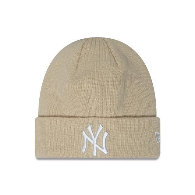 Mütze - New Era - New York Yankees Essential - Beige - 100% Acryl - Einheitsgröße