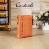 CONTACT“S Fashion Genuine Leather Wallet Women Photo Card Holder Bifold RFID Wallet Female Travel Family Daily Gift Coin Purse