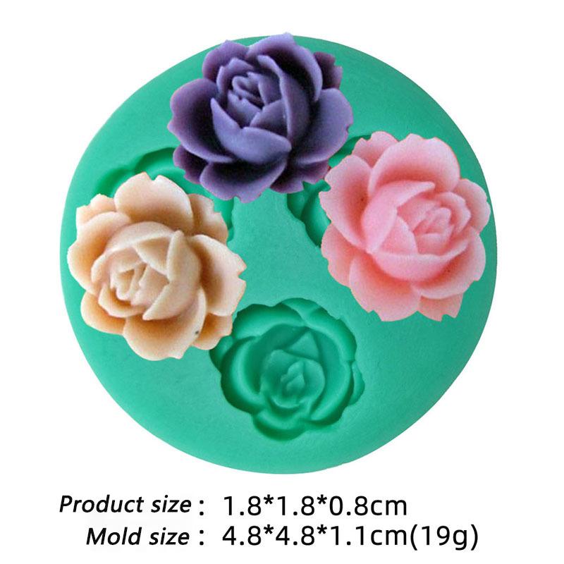 1Pc Cartoon Cute Cake Mould Baby Shower Party 3D Silicone Fondant Cookie Chocolate Mold for DIY Cake Decorating Tools