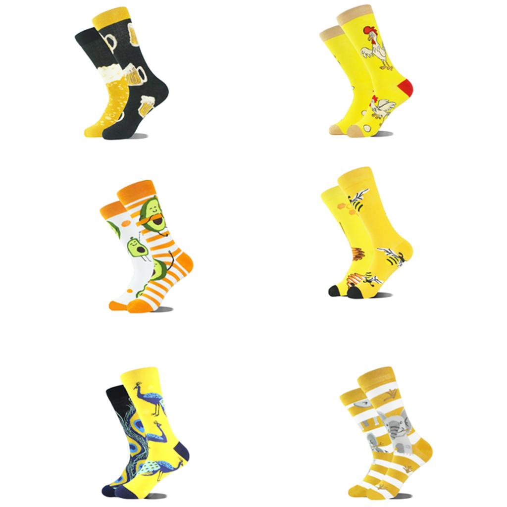 Novelty Funny Crew Socks,Cotton Boot Socks,Colorful Dress Socks Fashion Ankle Socks Streetwears for Womens Men Gifts