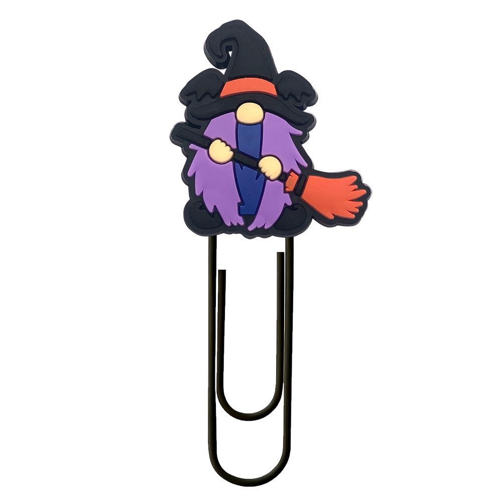 Creative Halloween Cartoon Bookmarks - Colorful Office Paperclips, DIY Accessory, Large Size