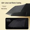 Compact Windproof Dual-Use Black Umbrella: UV Sunshade for Men & Women