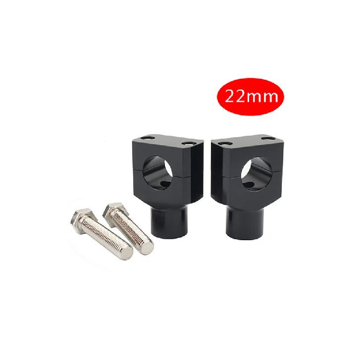 1 Pair Universal Handlebar Riser Kit Mounting Clip Aluminum for Harley Honda Kawasaki Suzuki Yamaha Motorcycle 22mm 25mm Handleb