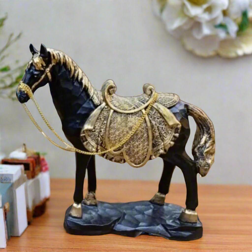 Horse Statue Good Luck Vastu Showpiece Idol for Gifting & Home Office Table Desk Decoration