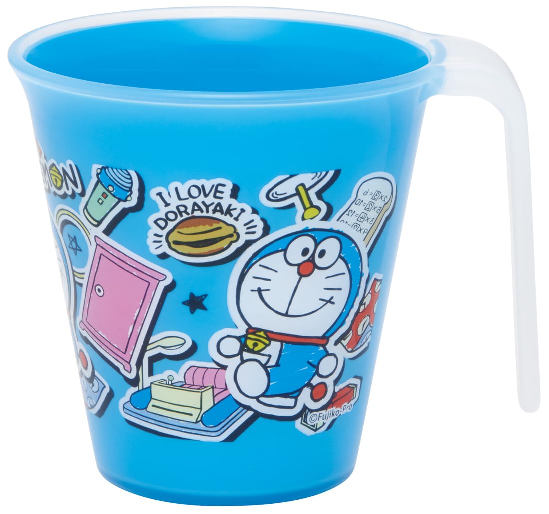 

Skater Stacking Tumbler with Handle 260ml Doraemon Sticker Sanrio Made in Japan KH3-A