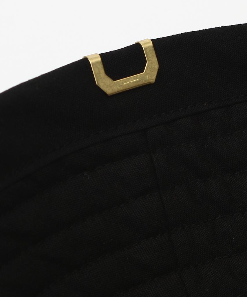 Eondeokeonteulolseutyudio Cotton Bucket Hat Drop Bucket / D Bio / Black