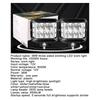 4"Led Work Dual Side Shooter Pod White & Amber Strobe Lamp Off Road Flashing Light For Car Truck Pickup Boat Suv