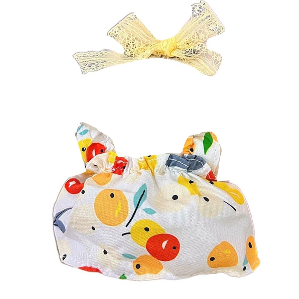 

1 комплект Платье на подтяжках Одежда для куклы Лабубу Бант Плюшевая одежда для кукол Детский подарок style 13