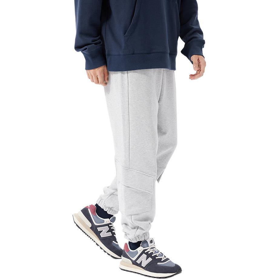 New Balance Sports Pants Knitted Sweatpants Men's Gray AMP33369-SEY