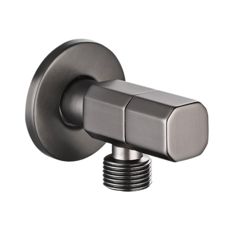 Brass Turn Angle Stop Valves Bathroom High Flows Hot/Cold Water Shut Down Valves Water Flows Control Valves Enduring
