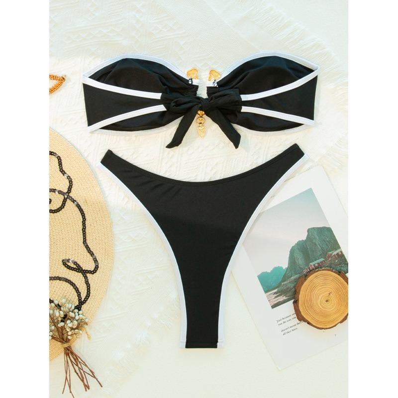European and American Swimsuit Women's High-end Bikini Swimsuit Swimsuit Sexy Beach Hot Spring Vacation, Swimsuit