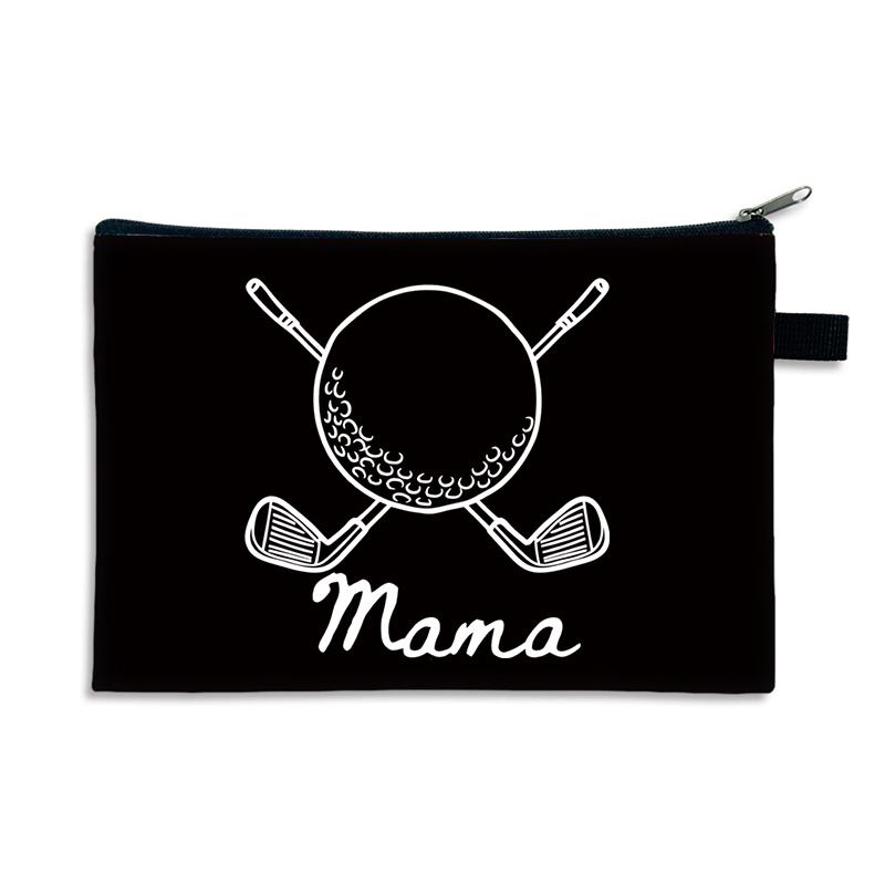 Retro Leopard Rainbow Mama Zipper Pouch Vintage Heart Floral Mom Life Makeup Bag Women Fashion Mother's Day Gift for Mom