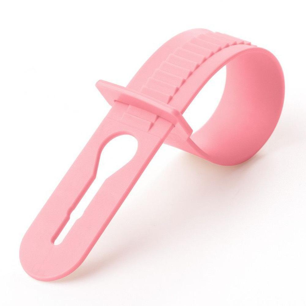 

10 шт. ветрозащитная вешалка с пряжкой для одежды, регулируемая фиксированная вешалка, цветной держатель для домашней одежды, органайзер для гардероба розовый