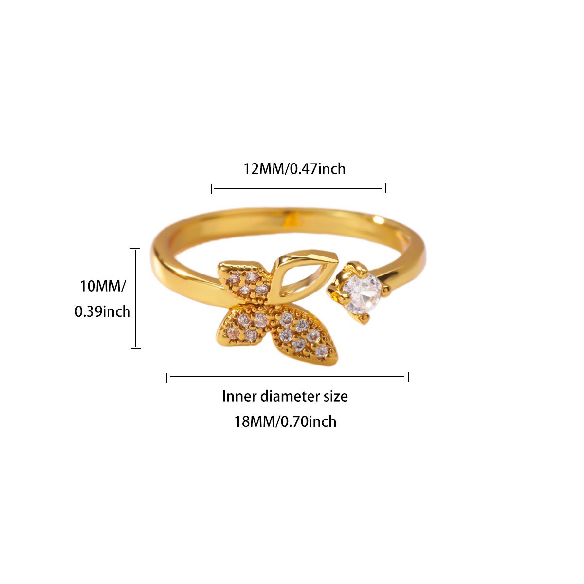 

Delicate Little Butterfly CZ Anti Fading Women s Rings Stainless Steel Ring Wedding Vacation Jewelry Anniversary 2026 New Gifts