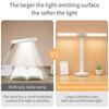 LED eye protection double lamp cap table lamp