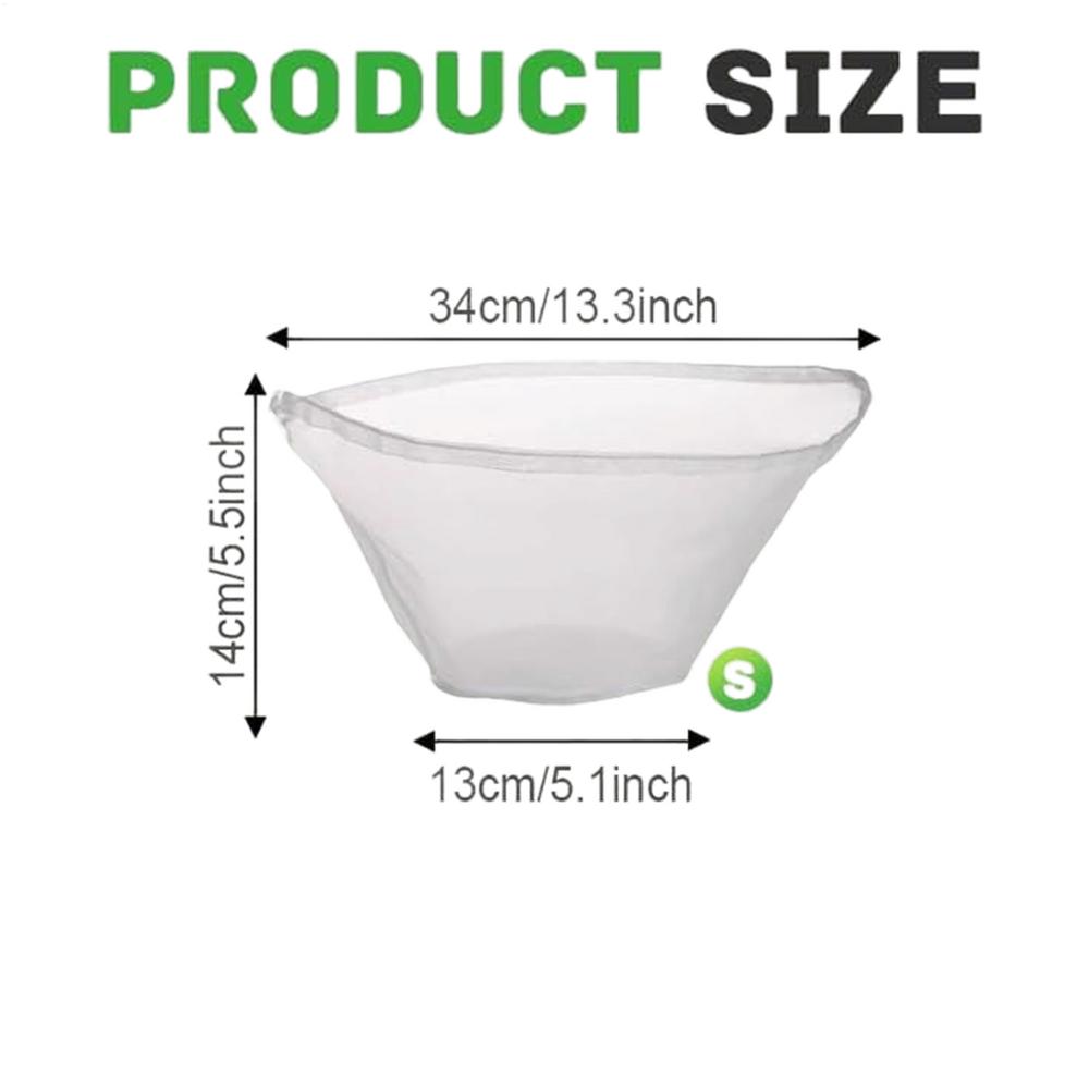 S/M/L Cheese Cloth Bags Fine Mesh Unbleached Juicing Filter Bags Reusable Straining Cloth Net For Kitchen Cooking Baking Juicing