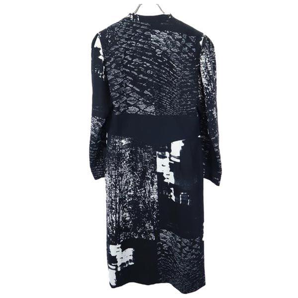 MODE SALON DE NOBUO NAKAMURA Overall handle Long sleeve one piece ribbon Women Used