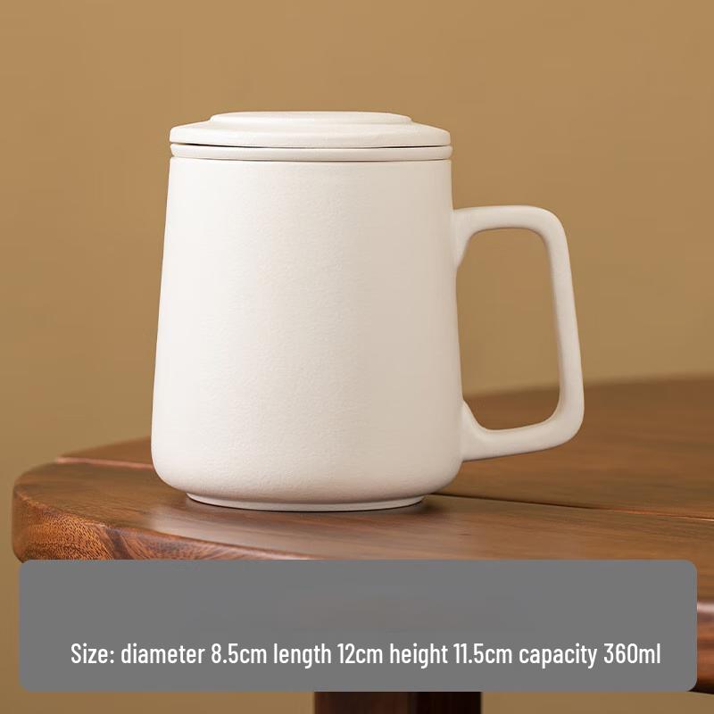 TLAKEHO Ceramic Tea Infuser Cup