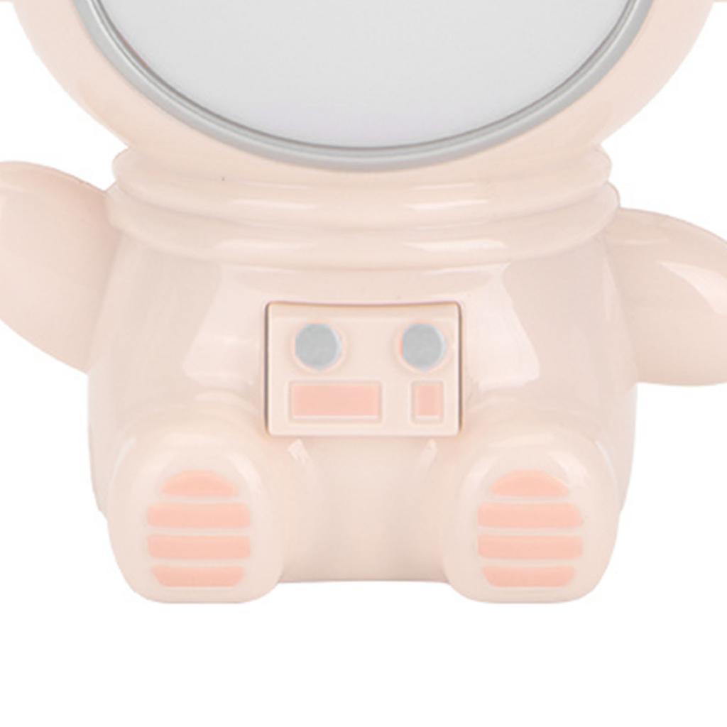 Nachtlicht 3 Modi LED Bunt Niedliches Astronauten-Aussehen USB-Anschluss Nachttischlampe für Schlafzimmer Wohnheim