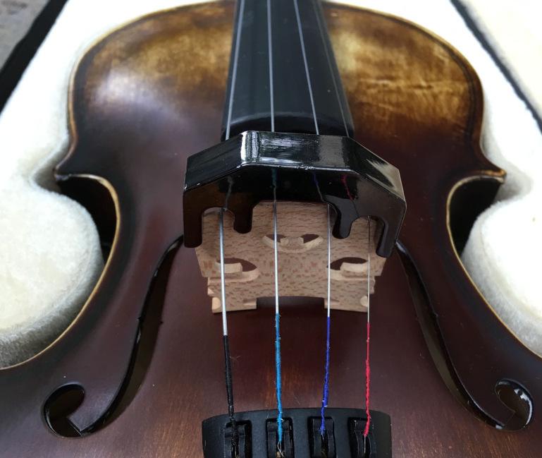 Metal Violin Mute Damper 5.1x1.2x2.4 cm чёрный