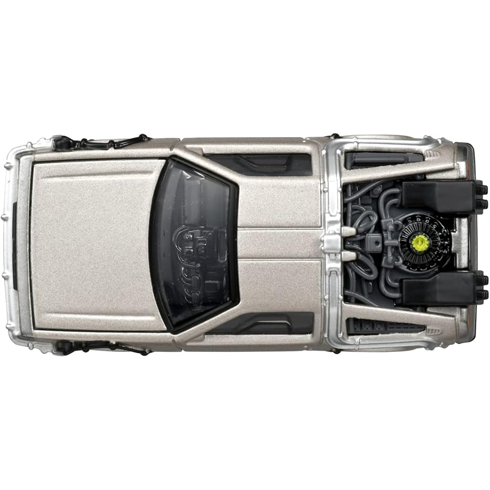 Takara Tomy Tomica Premium Unlimited 07 Back to the Future Time Machine Diecast Car Toy for Ages 6 and Up