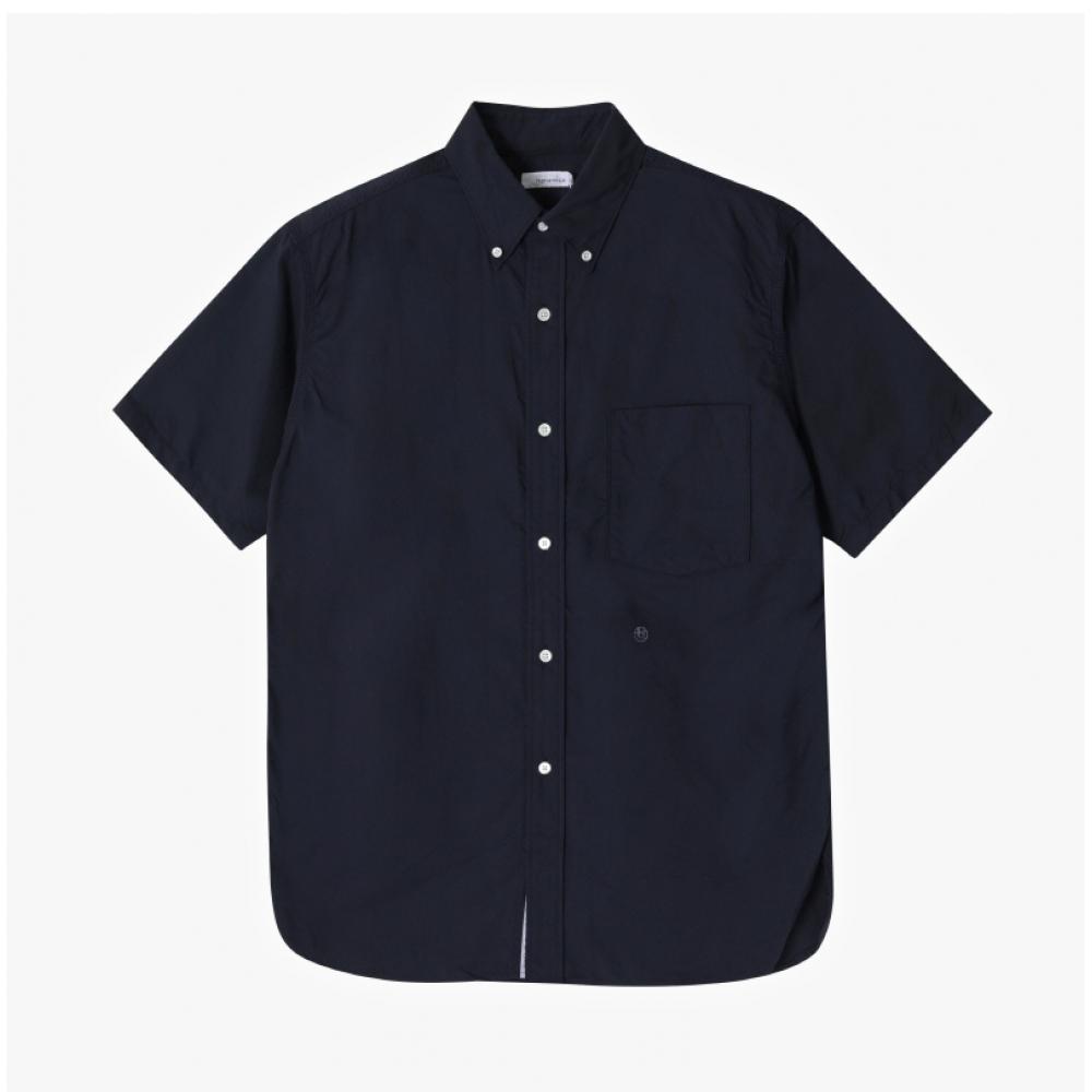 Nanamica Button-Down Wind Kurzarm Unisex Hemd Sugs404e