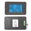 6 in 1 Digital LCD Meter Voltage 110-250V Current 100A Power Monitor Panel with Mutual Inductor voltage meter current meter