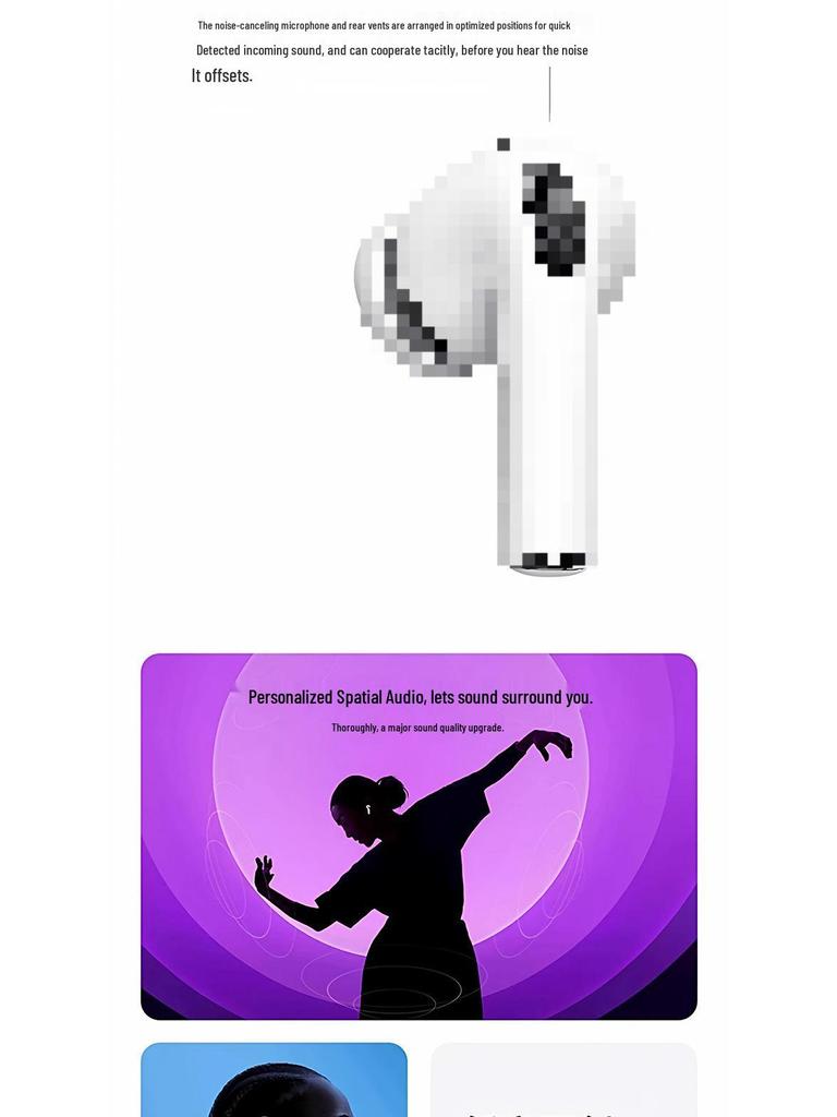 Pro3 Bluetooth Headset with ANC, Heart Rate Monitoring, and High-Quality Sound for Sports