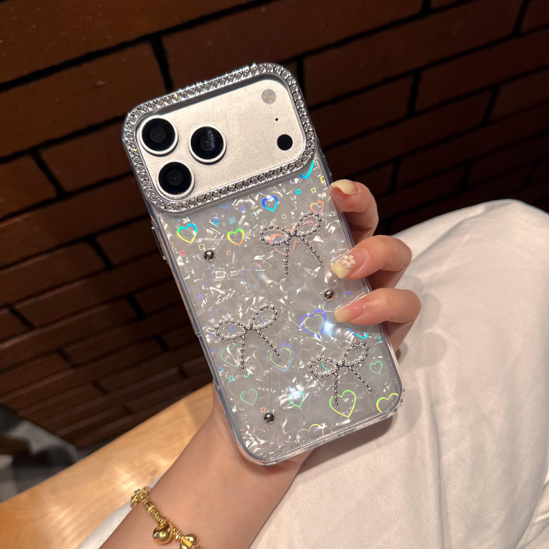 

Bright Diamond Bowknot Iron Ball Phone Case for Oppo Reno15 Pro/Find X9 Pro/A6 Pro/A5 Vibrant oppoRENO9/RENO9PRO