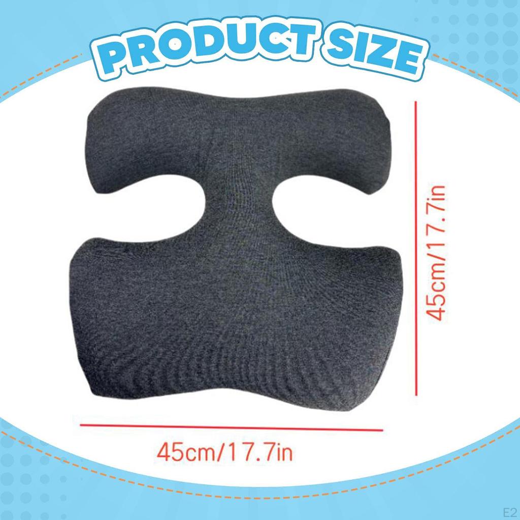 Breast Massage Pillow Memory Foam Support Ergonomic Face Down Comfort Cushion