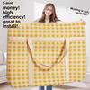 Large Capacity Quilt Storage Bag For Bedroom Use With Waterproof Nonwoven Fabric