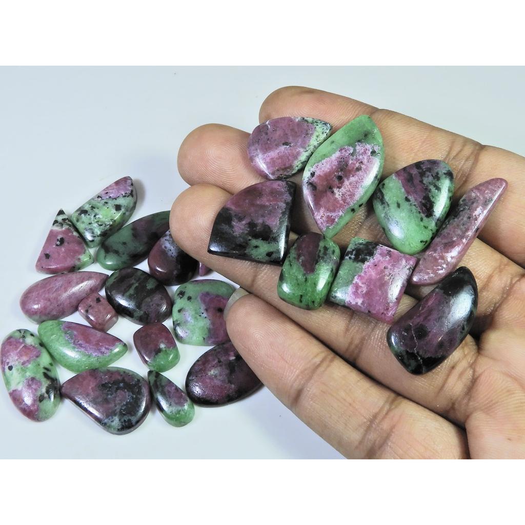 237Cts. Natural Shattuckite Fancy Cabochon Loose Gemstone 15Pcs Lot 17-29 MM C-509