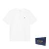 Polo Ralph Lauren Gładki bawełniany dzianinowy T-shirt Dziecięce topy Biały 323925323-005