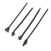 20Pcs Nylon Plastic Push Mount Cable Zip Ties Self Locking Wire Harness Fastener Clips For Car Automotive Wiring Management