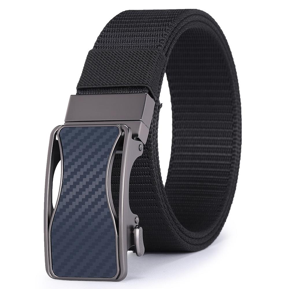 Rotatable Buckle Nylon Woven Men’s Designer Belts Casual Versatile Belt Alloy Buckle Canvas Tactical Belt Men Waist Belt Luxury