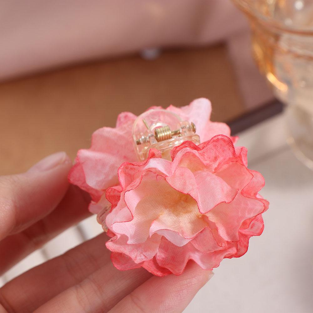 Cloth Flower Hair Claw Korean Style Hair Crab Clip Elegant Children Hair Catches Beach
