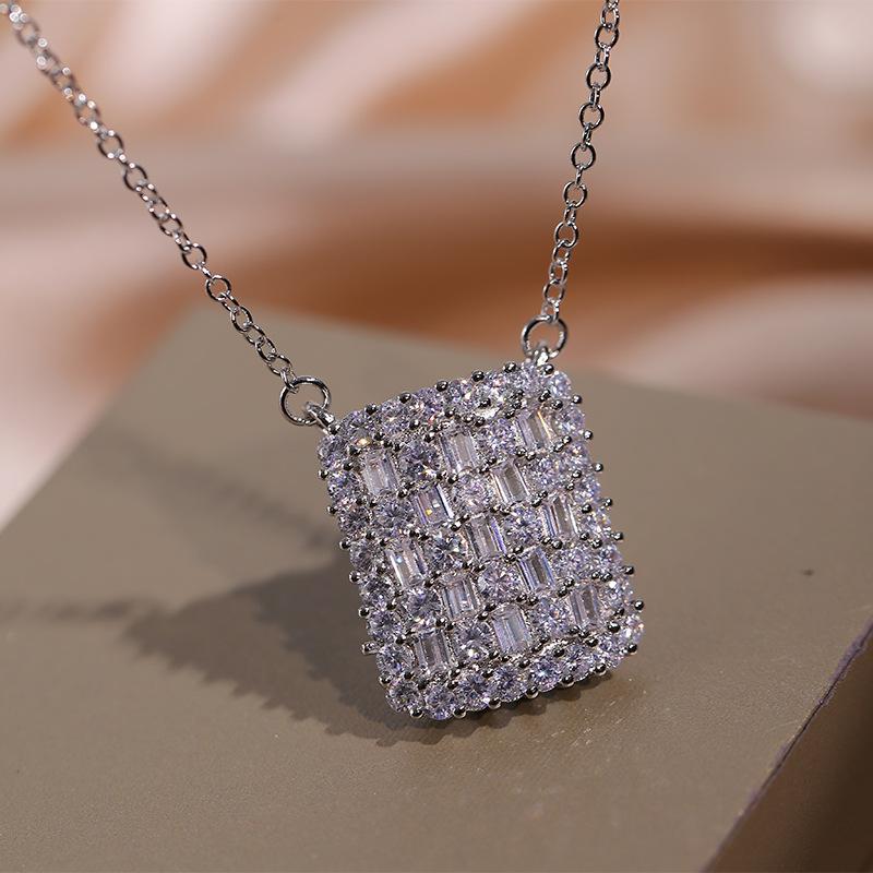 Full Diamond Inlaid Diamonds for Women's Zircon Jewelry Popular Accessories