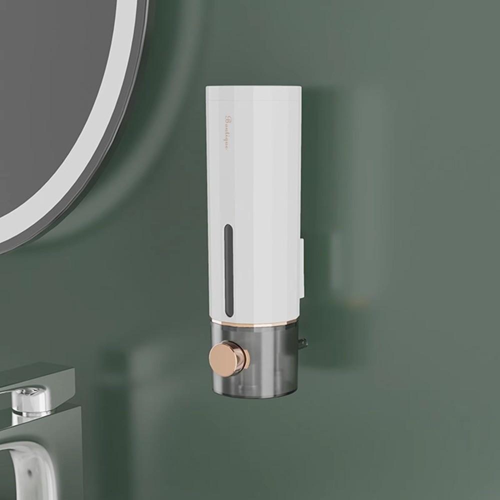Wall-mounted Punch-free Soap Dispenser Plastic Shower Gel Dispenser Press Soap Dispenser  Kitchen