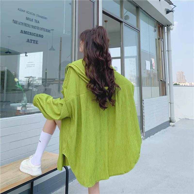 Women's White Hooded Sun Protection Cardigan - Summer 2025, Versatile Long-Sleeve, Mid-Length Loose Thin Jacket