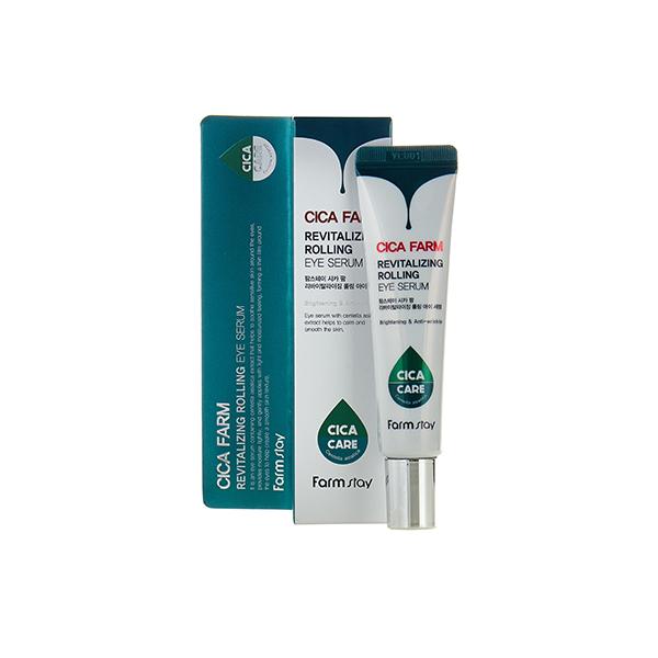 

Восстанавливающая сыворотка для кожи вокруг глаз FarmStay Cica Farm Revitalizing Rolling Eye Serum 25 мл