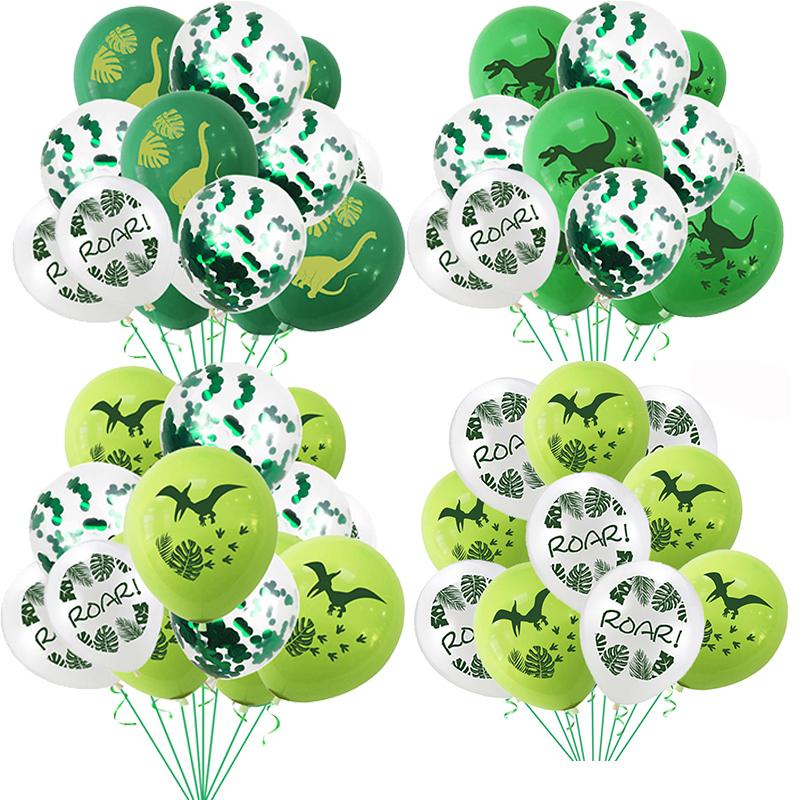 Dino Party Supplies Dinosaur Balloons Paper Straws Cups Plates Kids Boy Birthday Party Decoration Jungle Dinosaur Party Decor