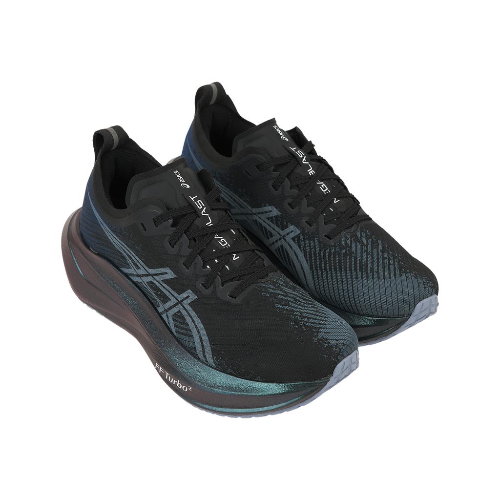 Asics Megablast נוחות שרוכים אלסטיים סופג זעזועים נושמות ריבאונד נעלי ריצה סניקרס יוניסקס 1013A170-001